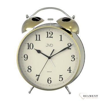 Budzik retro JVD ' yellow gold' SRP2107.2.jpg