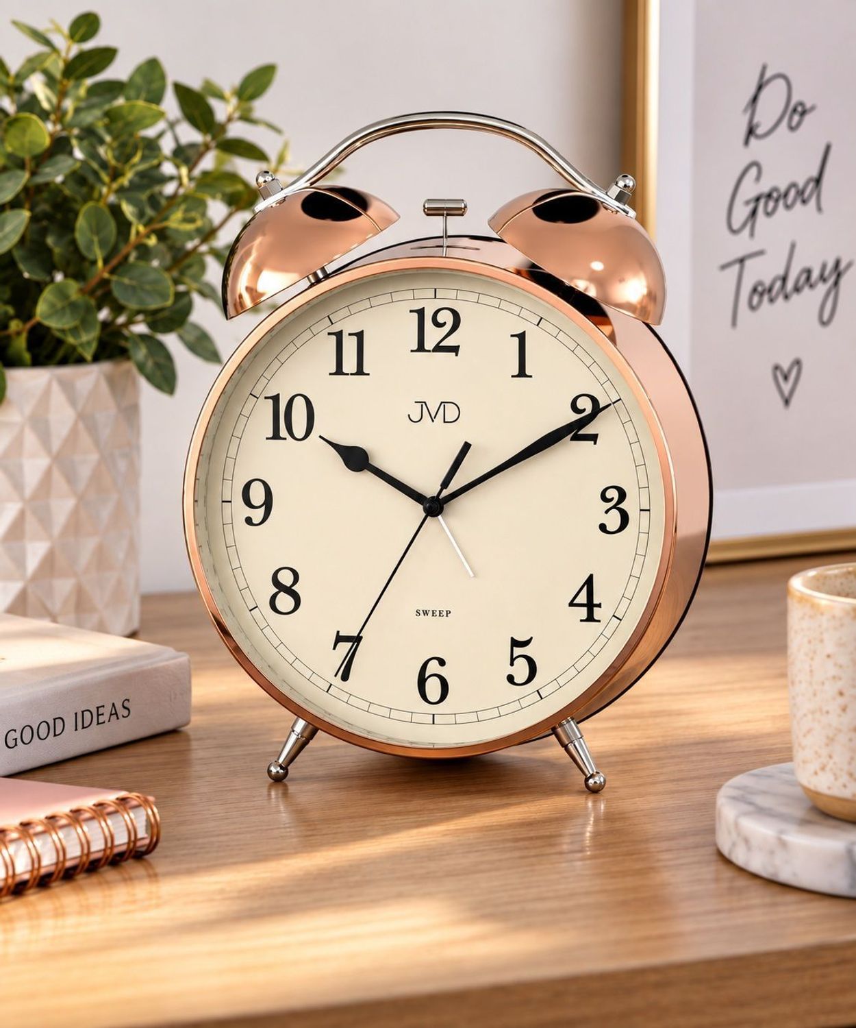 Budzik retro JVD ' rose gold'  SRP2107.3.jpg
