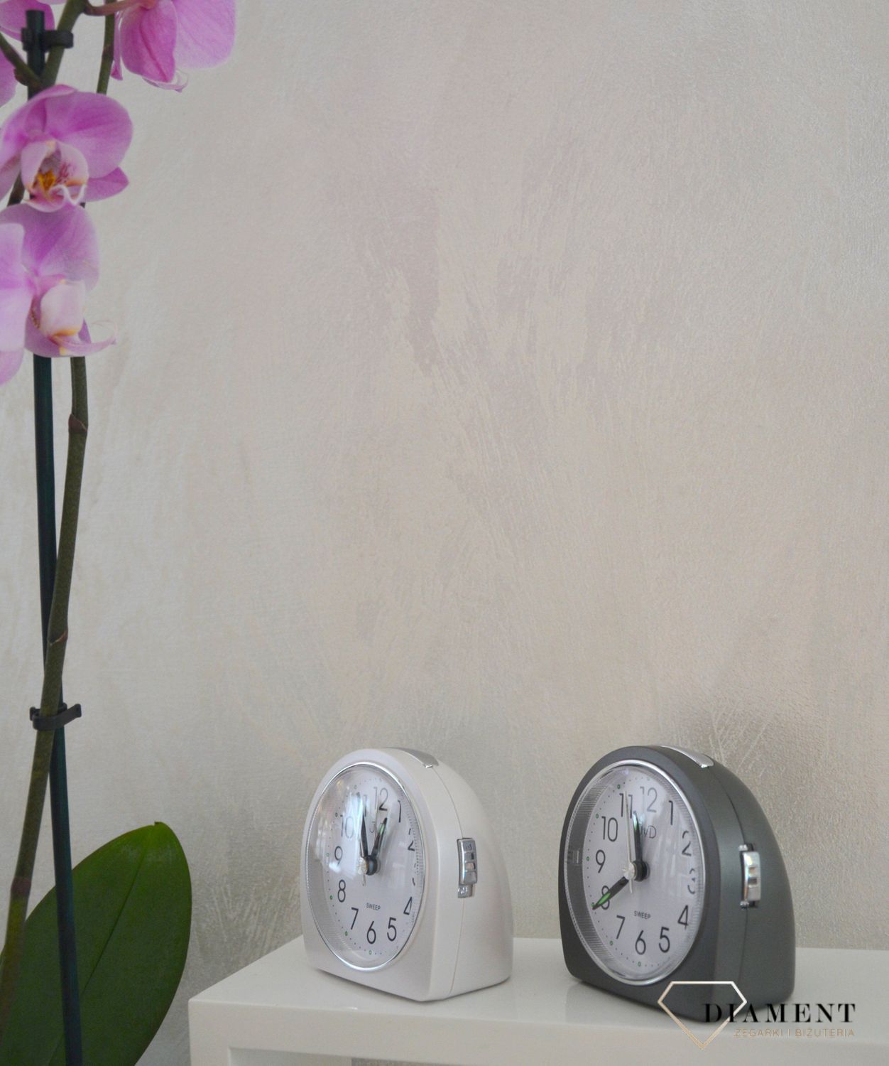 Budzik klasyczny JVD biały SRP213 (1).jpg