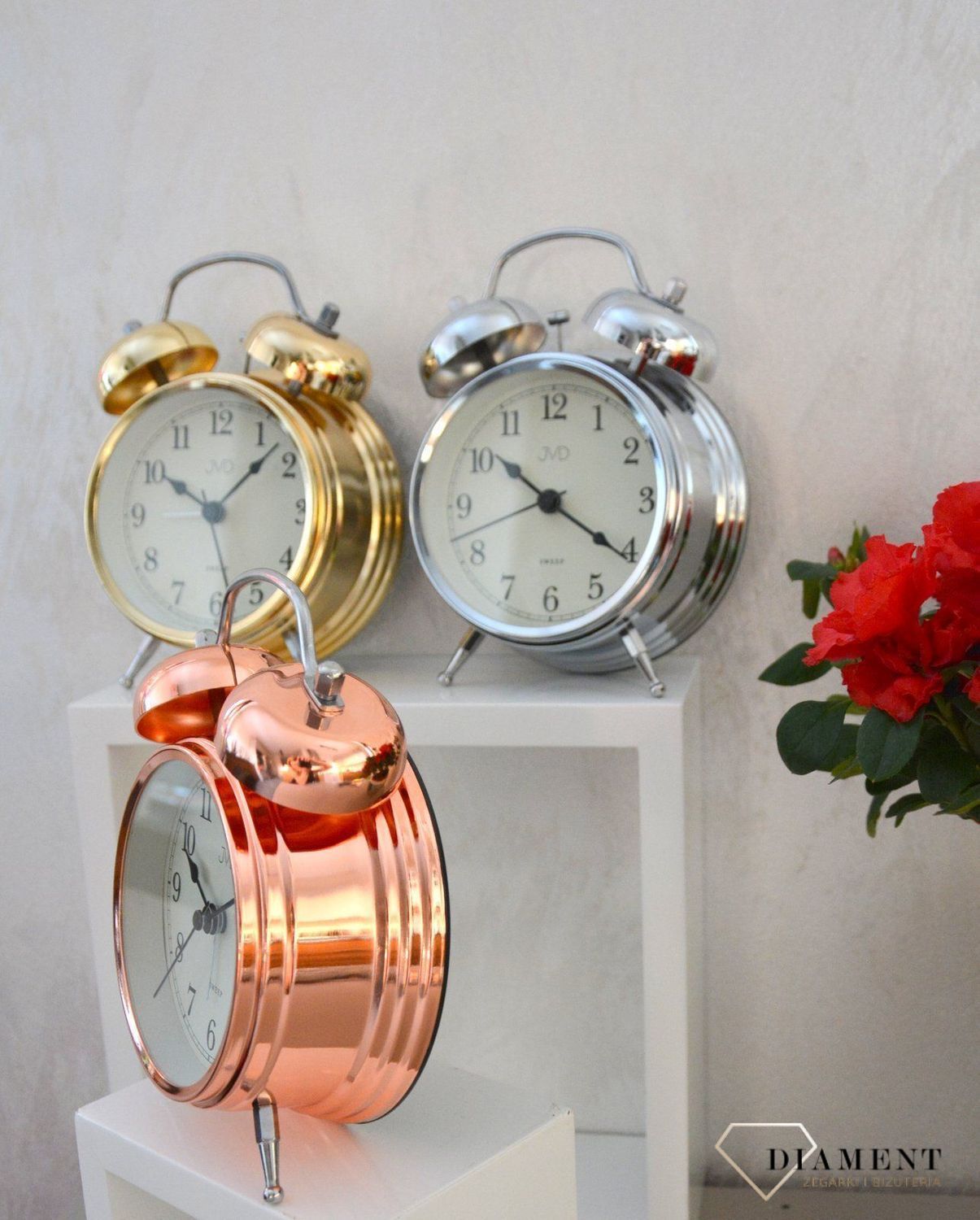 Budzik retro czeskiej marki JVD SRP2217.2.jpg