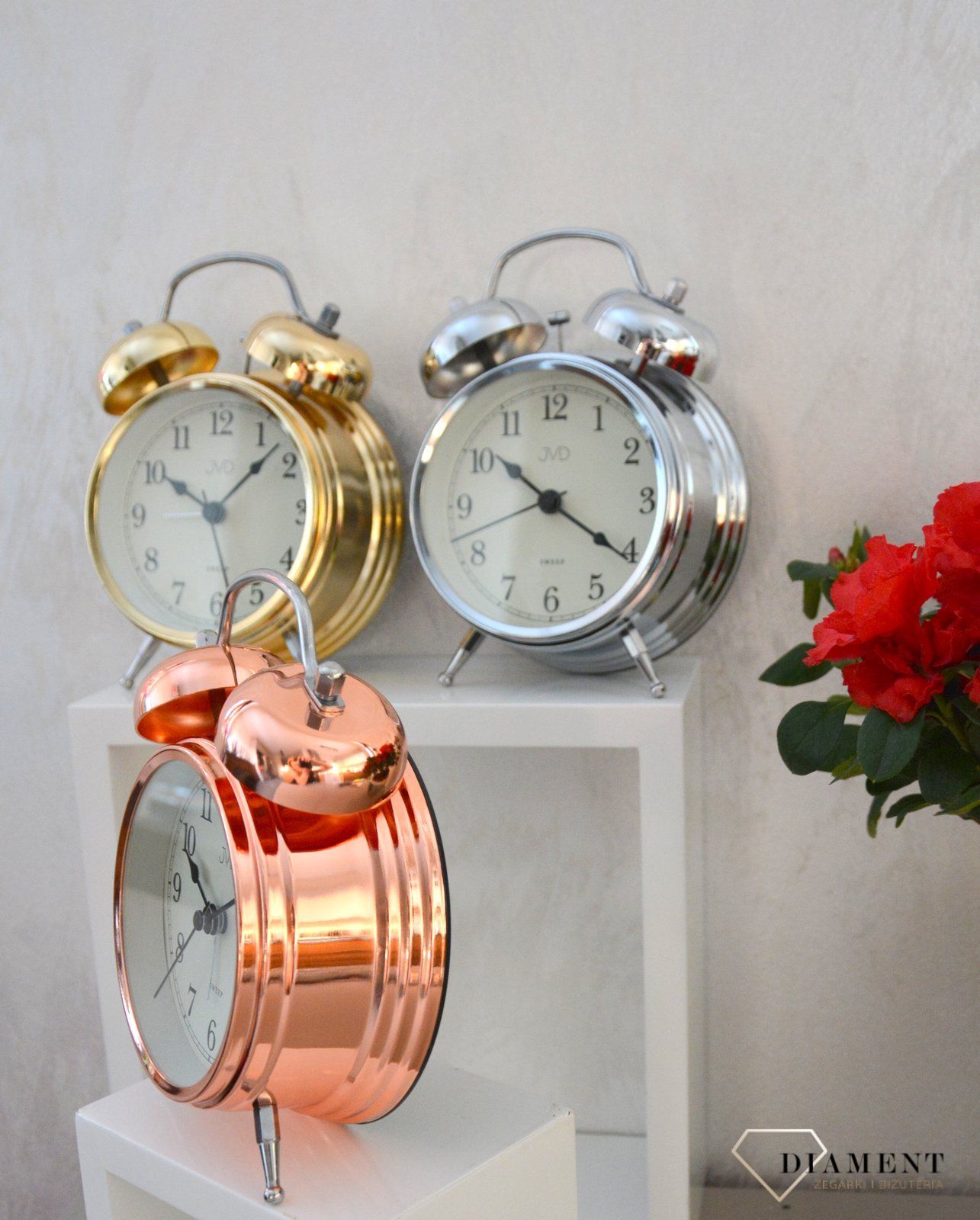 Budzik retro czeskiej marki JVD SRP2217.3.jpg