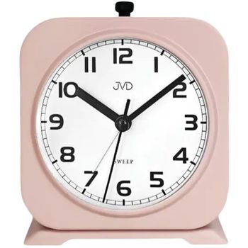 Budzik JVD analogowy różowy DIA-SRP2220.1 – metalowy z mechanicznym dzwonieniem budzik różowy.jpg