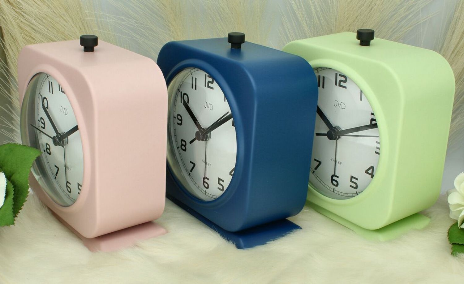 Budzik JVD analogowy zielony DIA-SRP2220.3 – metalowy z mechanicznym dzwonieniem.jpg