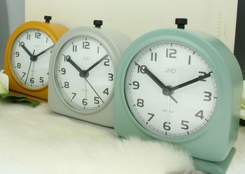 Żółty budzik analogowy JVD SRP2221.1 – metalowy, mechaniczny yellow.jpg