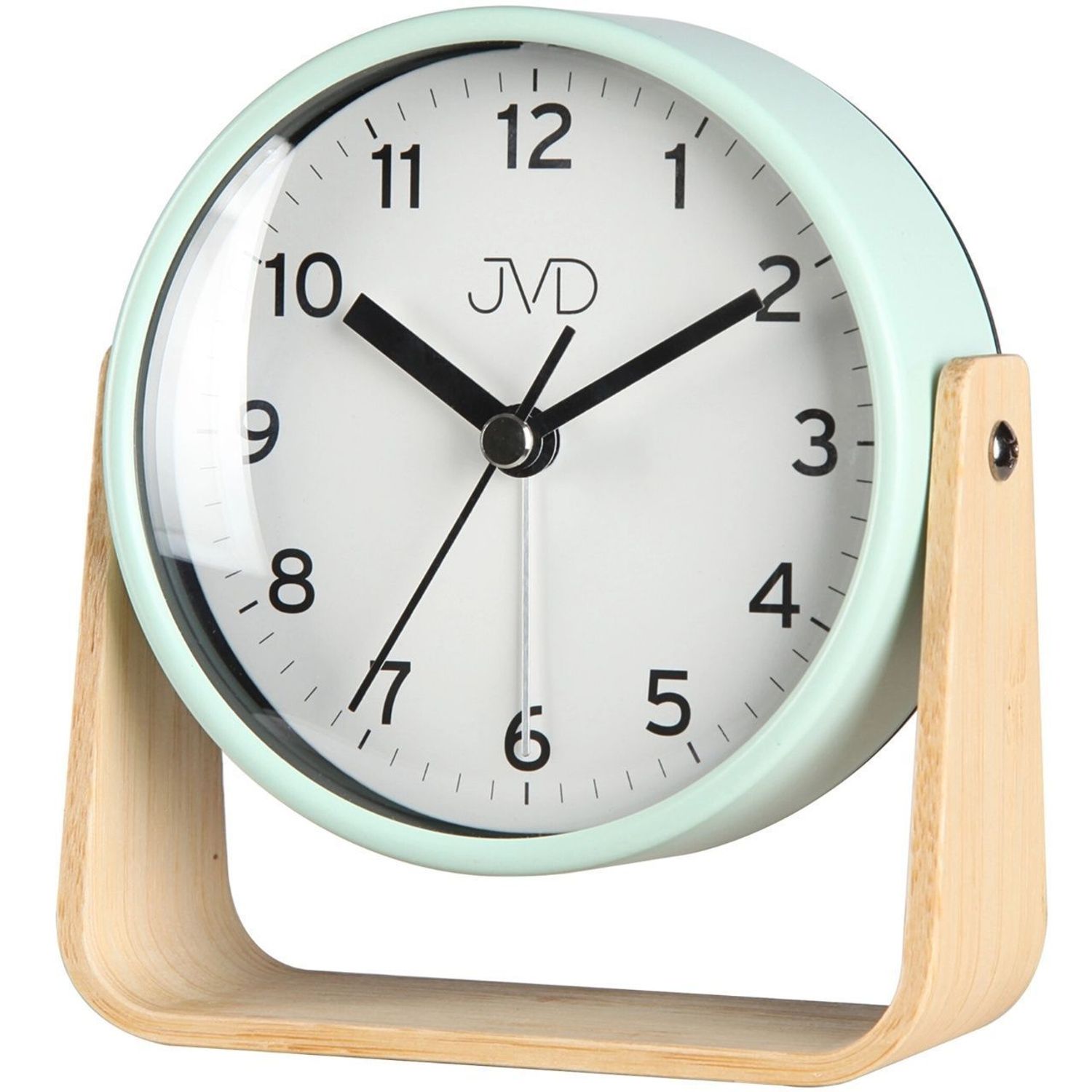 Budzik JVD analogowy zielonymiętowy DIA-SRP2310.1 – klasyczny budzik do sypialni jvd.jpg