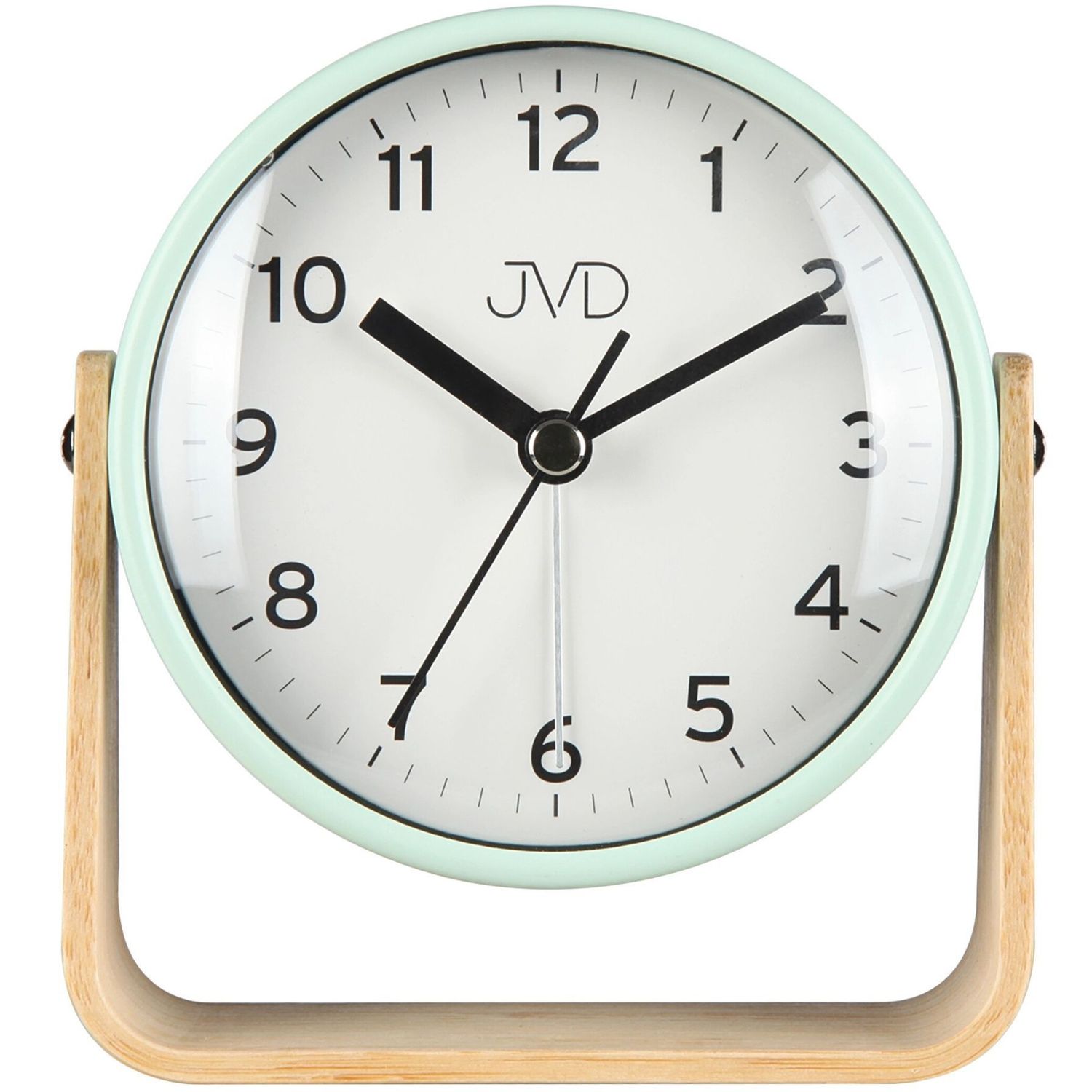 Budzik JVD analogowy zielonymiętowy DIA-SRP2310.1 – klasyczny budzik do sypialni jvd.jpg