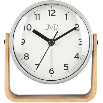 Budzik JVD analogowy szary DIA-SRP2310.2 – klasyczny budzik do sypialni Budzik.jpg