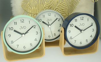 Budzik JVD analogowy szary DIA-SRP2310.2 – klasyczny budzik do sypialni JVD.jpg