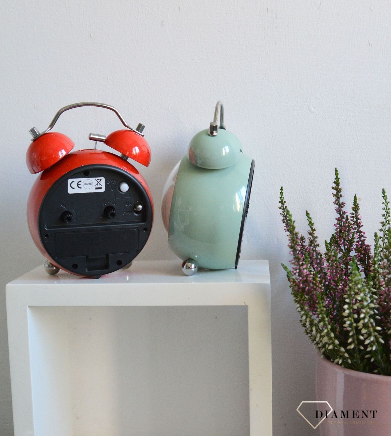 Budzik retro czeskiej marki JVD SRP2809.2.jpg