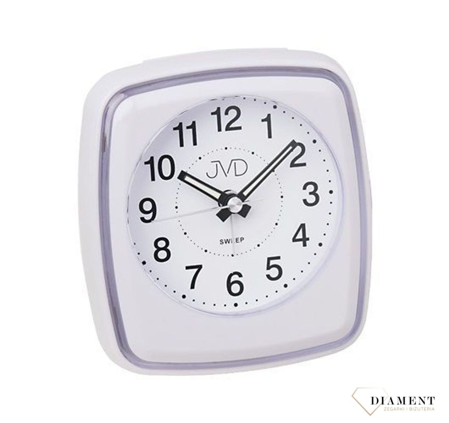 Budzik biały JVD na baterię SRP312.1v.jpg