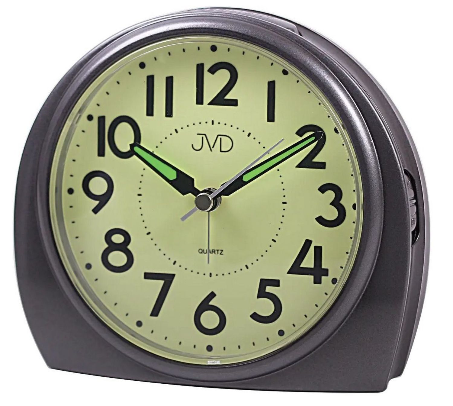 Budzik JVD SRP3701.1 – Zaokrąglony, szary, alarm, drzemka, luminescencyjna tarcza.jpg