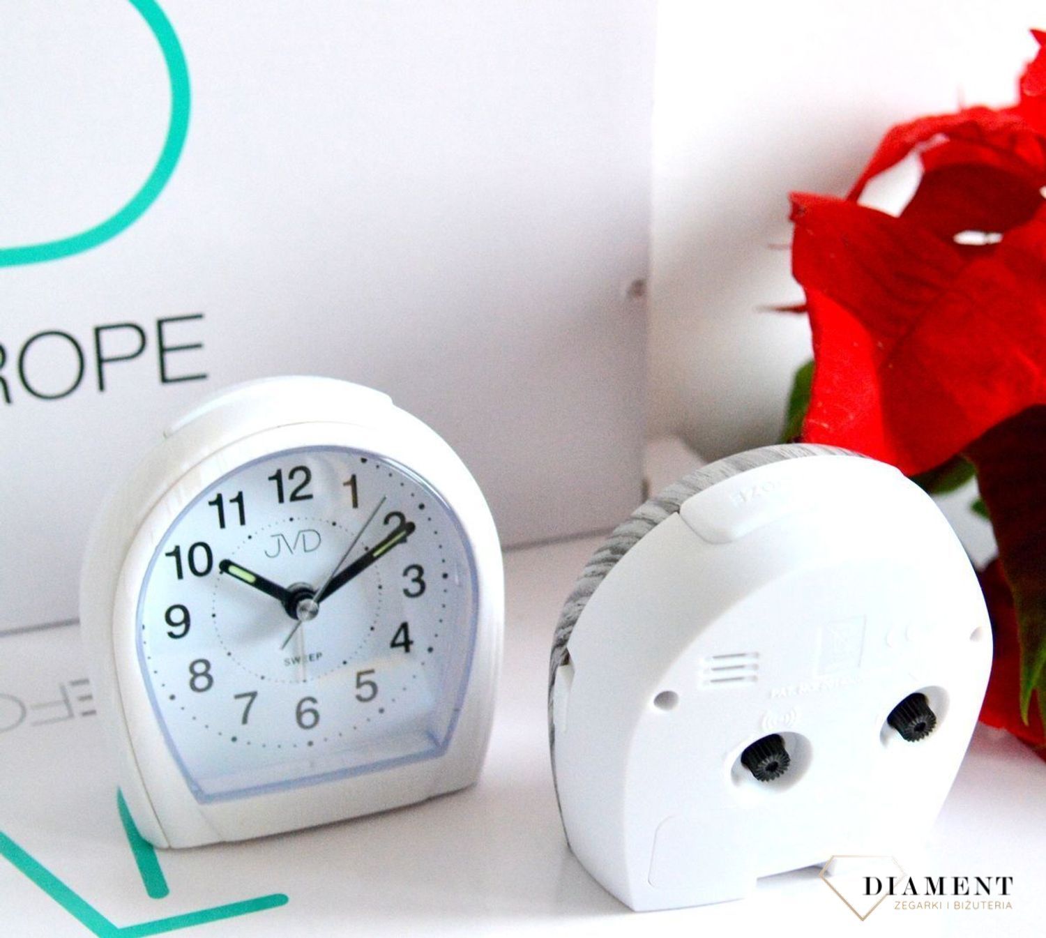 Budzik klasyczny czeskiej marki JVD SRP812.D12.jpg