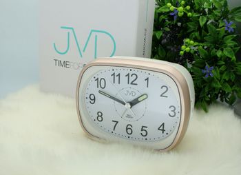 Budzik klasyczny na baterię JVD SRP836.7 z płynącym sekundnikiem.jpg