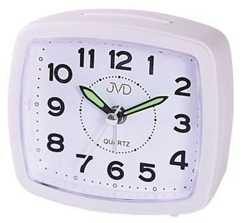 Budzik JVD SRP8506.3 analogowy biały z narastającym alarmem i funkcją drzemkid.jpg