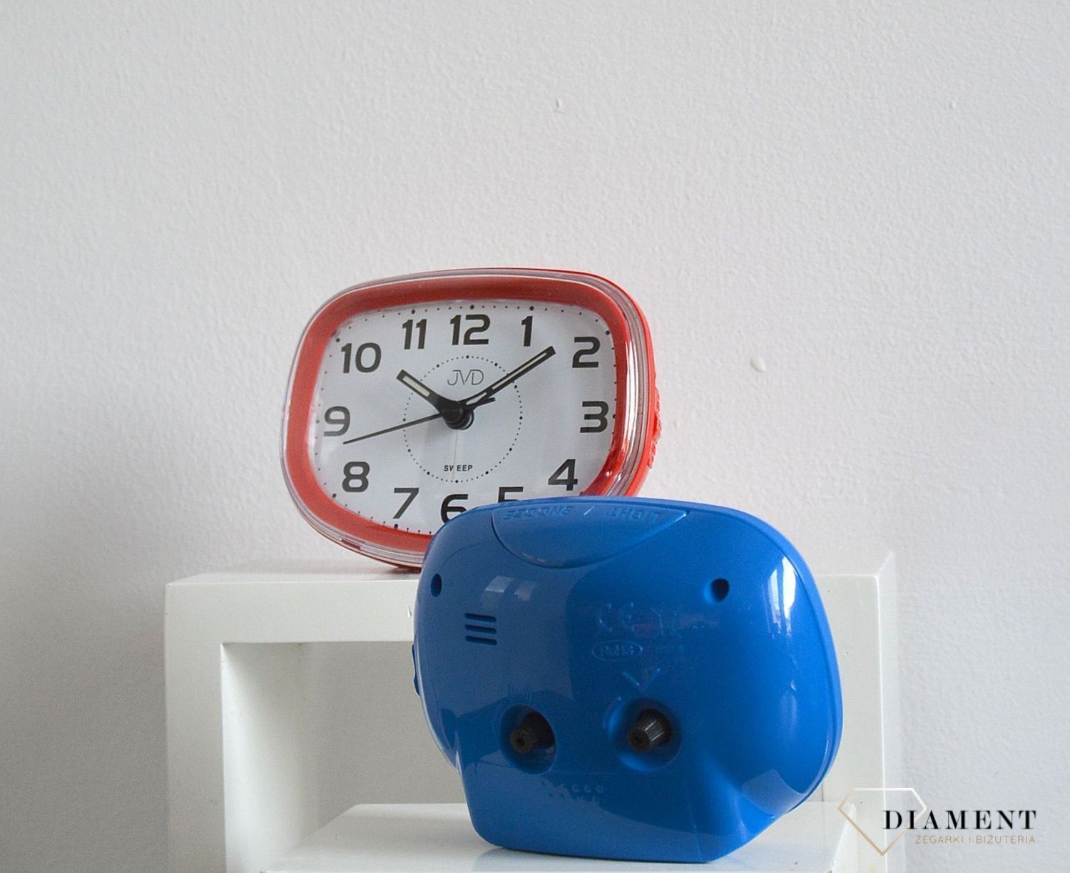 Budzik na baterię JVD niebieski SRP865 (2).jpg