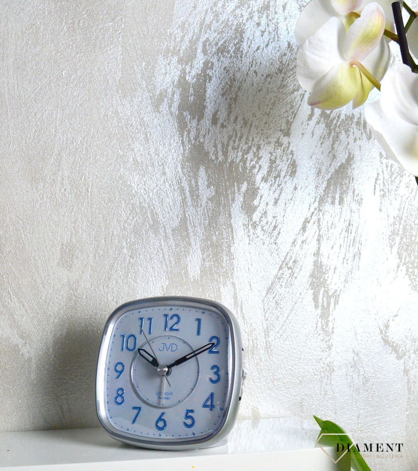 Budzik klasyczny JVD SRP871.1 z płynącym sekundnikiem  (1).JPG