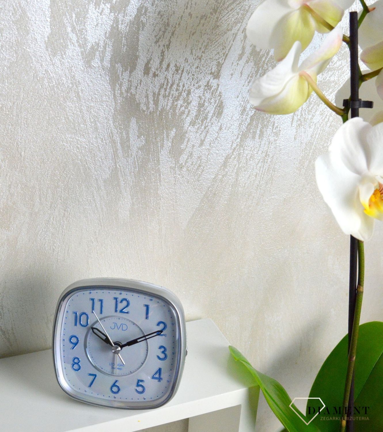 Budzik klasyczny JVD SRP871.1 z płynącym sekundnikiem  (1).JPG