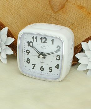 Budzik kwarcowy BUDZIK-SRP878.3  Alarm, funkcja drzemki, podświetlenie white.jpg