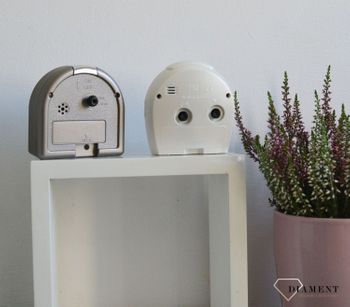 Budzik analogowy JVD SRP902.2 niebieski – cichy mechanizm, LED, drzemka tył.jpg