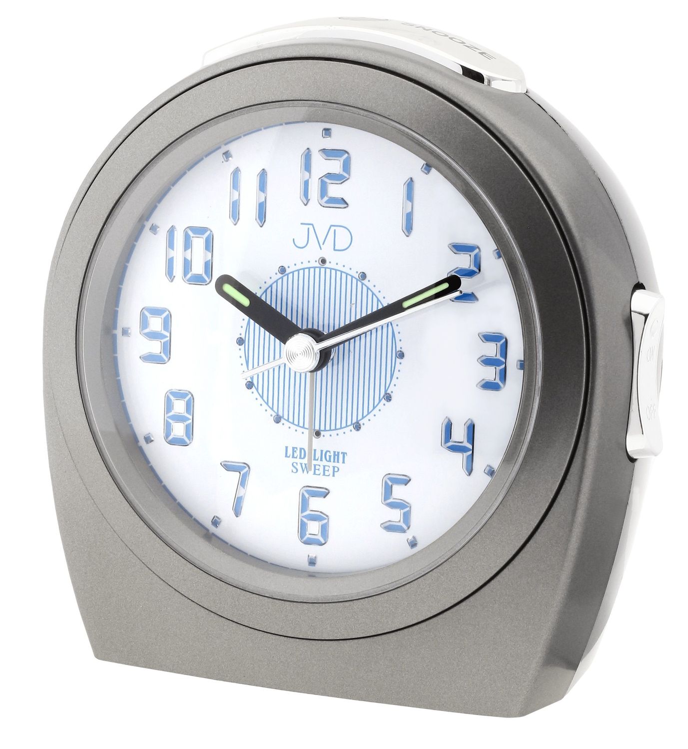 Budzik na baterię JVD SRP910.15 Light Sensor szary ✓ Budziki na baterię ✓ v (1).jpg