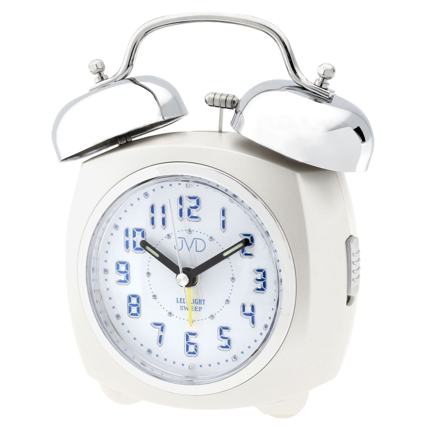 Budzik na baterię Retro JVD  Light Sensor biały SRP930 (1).jpg