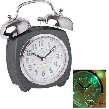 Budzik na baterię Retro JVD  Light Sensor szary SRP930 (1).jpg