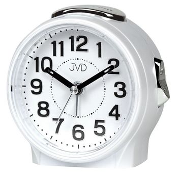 Budzik JVD SRP9604.2 analogowy biały z alarmem, drzemką i podświetleniem LED.jpg