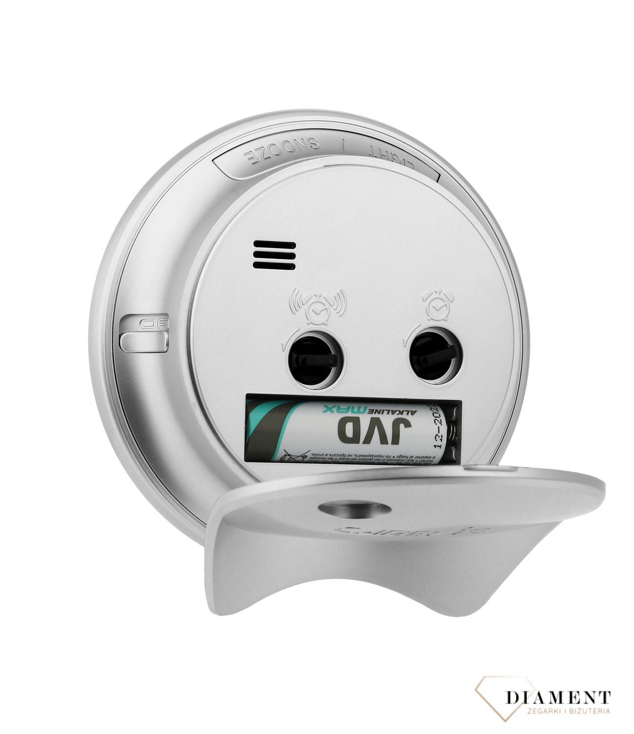 Budzik klasyczny JVD w srebrnej obudowie SRPC08 (1).jpg