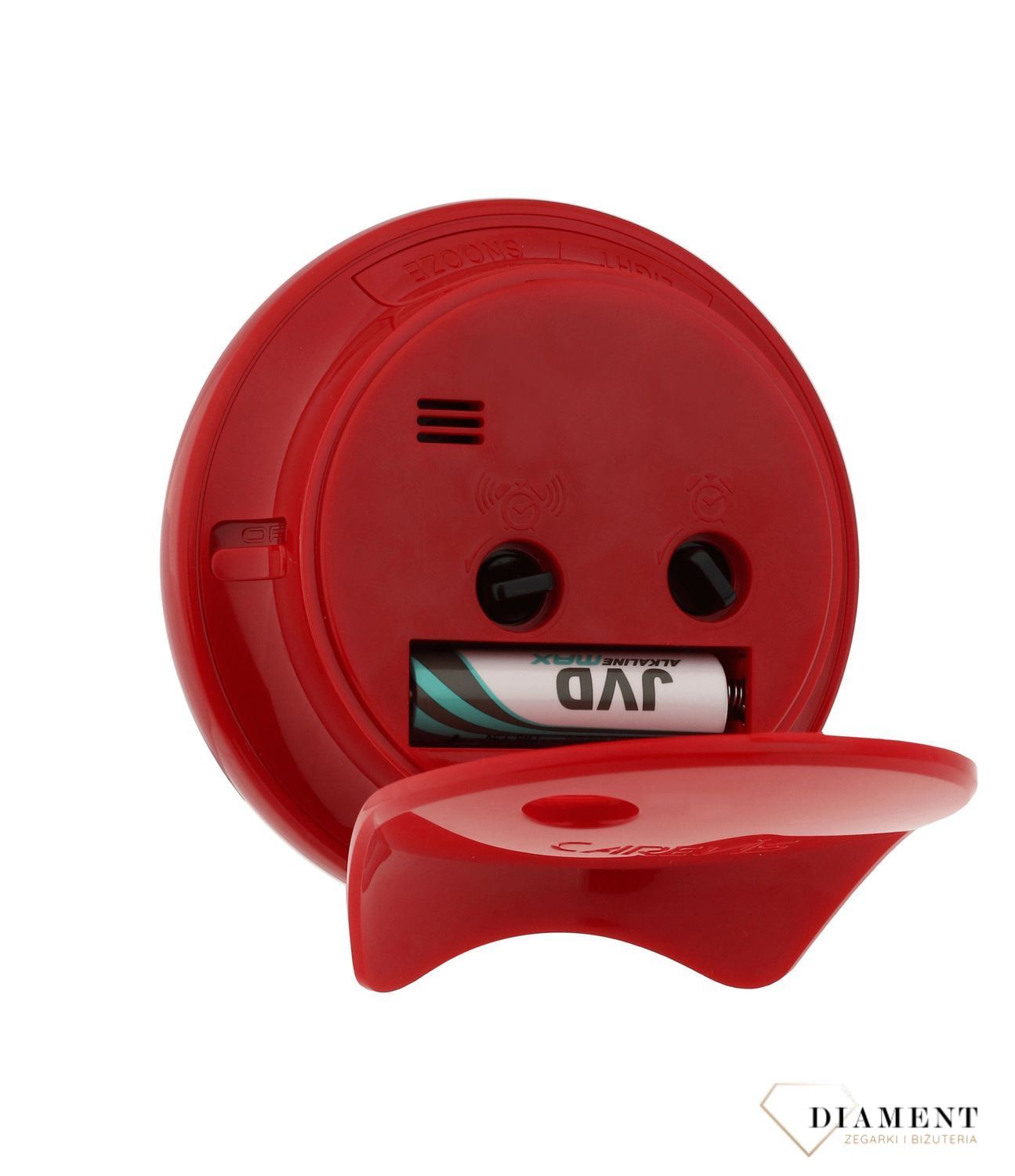 Budzik klasyczny JVD w czerwonej obudowie SRPC08 (1).jpg