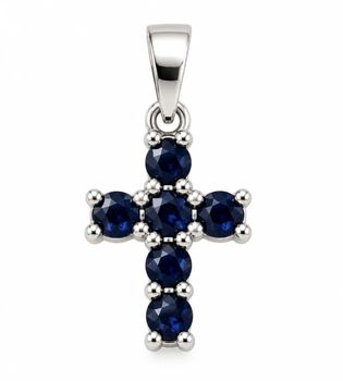 Zawieszka srebrna próby 925 krzyżyk z szafirem 0,60 ct – elegancka biżuteria z kamieniem szlachetnym (1).jpg