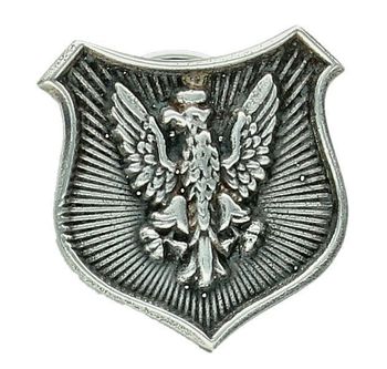 Srebrna przypinka do klapy marynarki z orzełkiem, model DIA-ZAP-1697-925. Próba 925, waga 3,96 g, wymiary 1,8 x 1,8 cm. Stylowa i elegancka ozdoba o patriotycznym charakterze.2.jpg