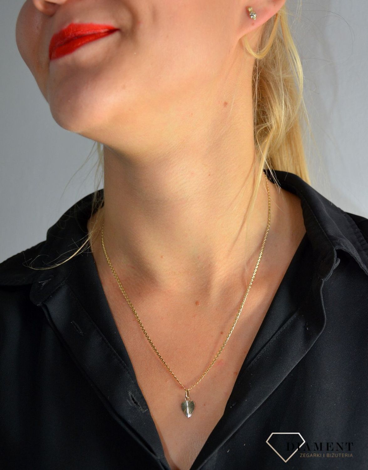 Zawieszka za łańcuszek ' Małe serduszko z grawerem ' DIA-ZAW-0101-585.jpg