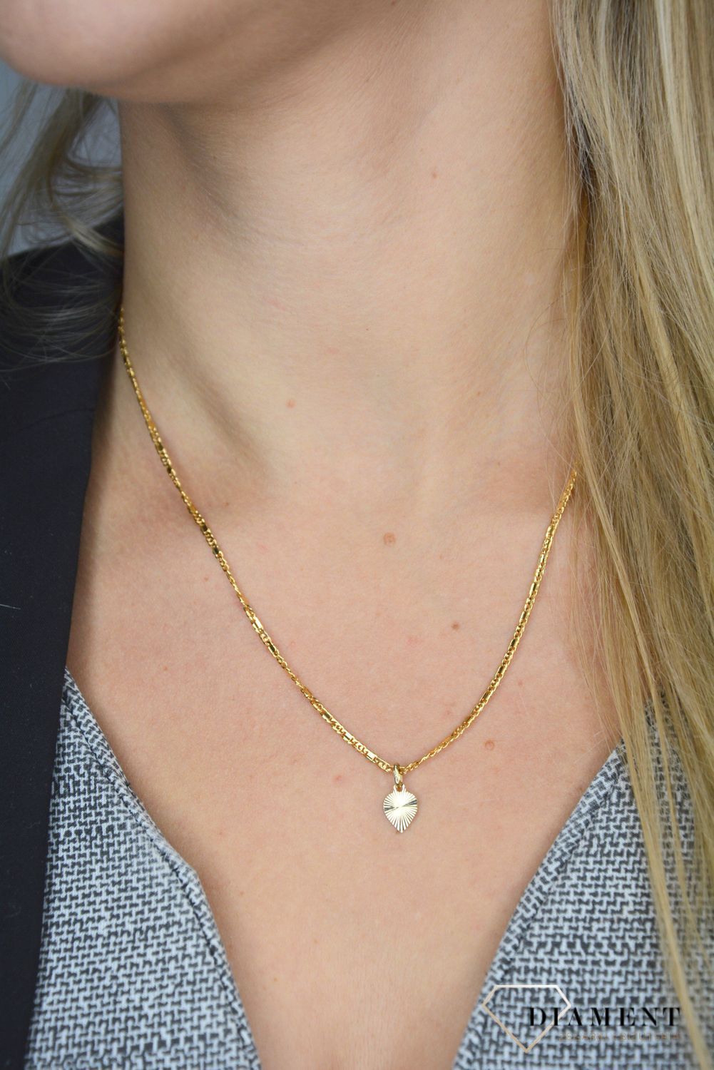 Zawieszka za łańcuszek ' Malutkie serduszko z grawerem ' DIA-ZAW-0102-585.jpg