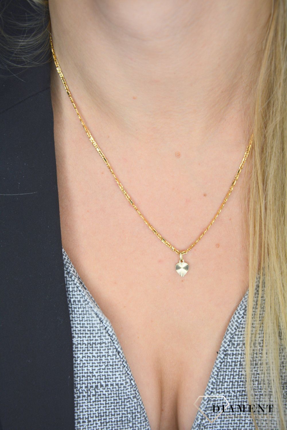 Zawieszka za łańcuszek ' Malutkie serduszko z grawerem ' DIA-ZAW-0102-585.jpg