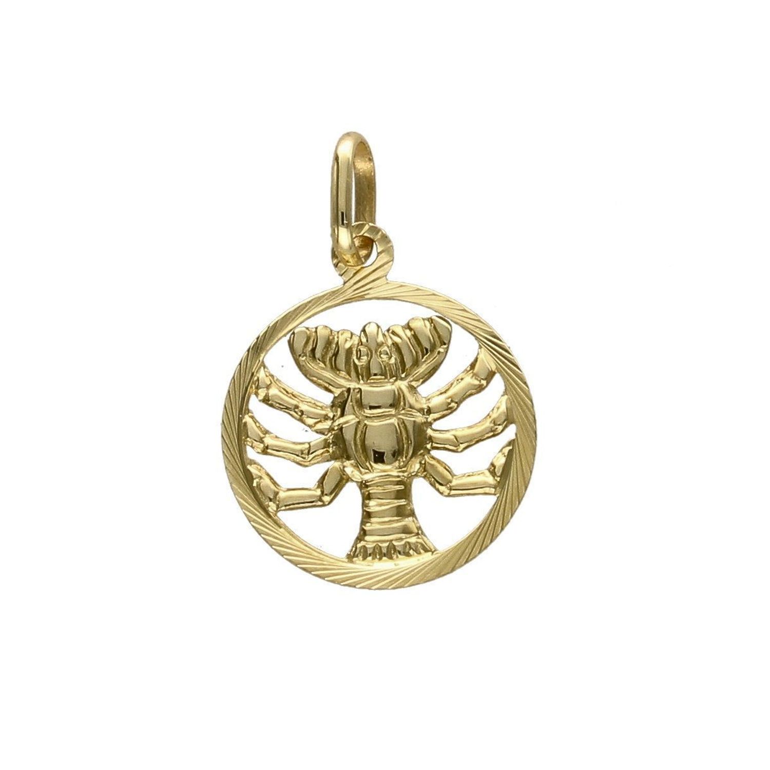 Złota zawieszka 585 znak zodiaku rak DIA-ZAW-0124-585.jpg