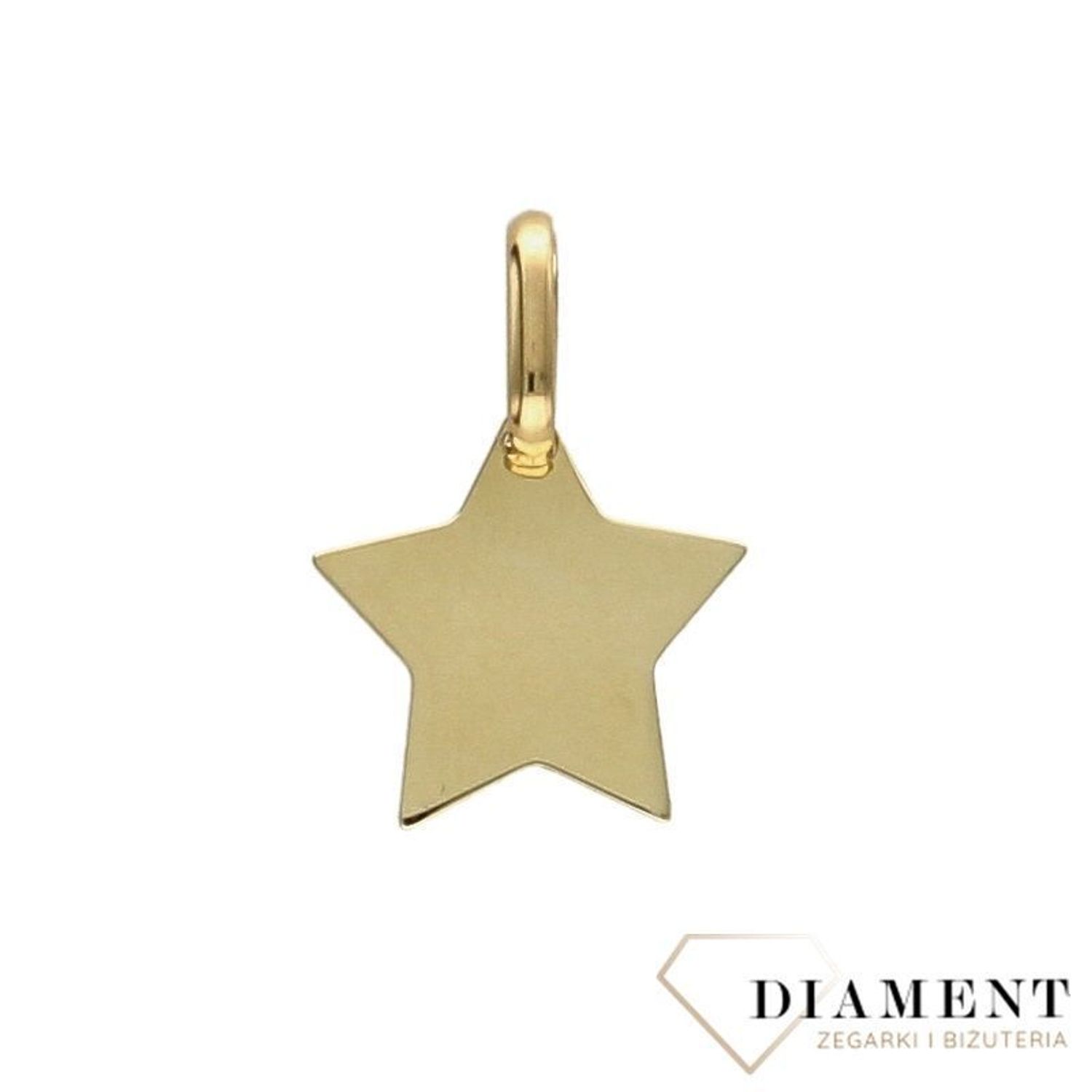 Złota zawieszka 585 gwiazdka DIA-ZAW-0356-585.jpg