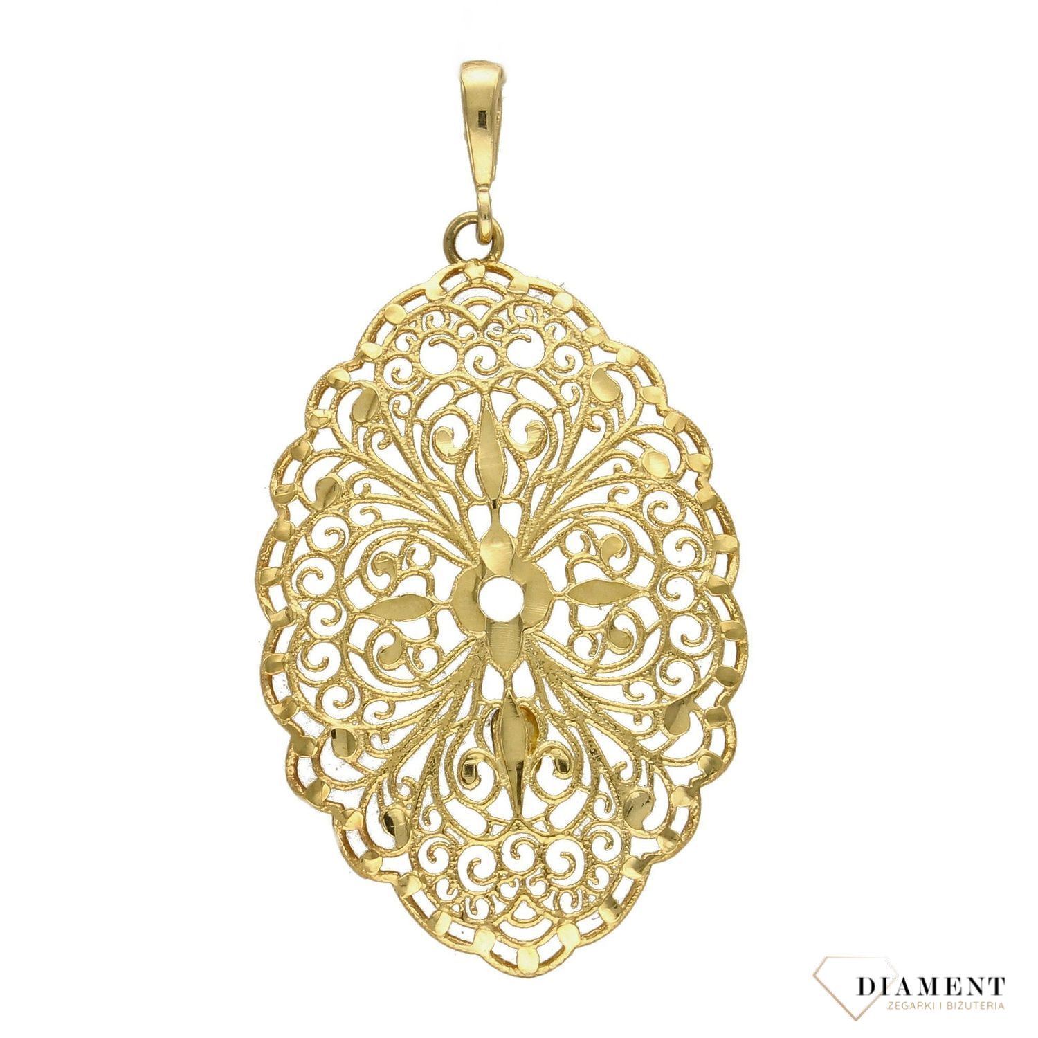 Złota zawieszka 585 ażurowy kwiat  DIA-ZAW-0440-585.jpg