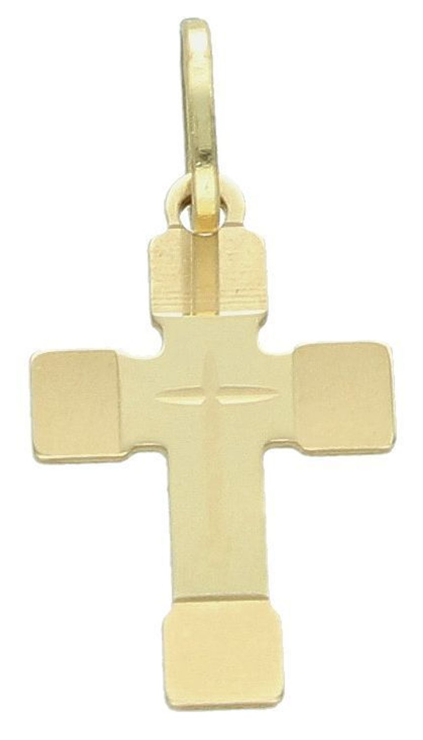 Złoty krzyż zawieszka, próba 585 DIA-ZAW-0460-585. Zawieszka krzyżyk. pomysł na prezent z okazji chrztu, pierwszej komunii, jubileuszu. Złoty krzyż. Zawieszki męskie złote. Biżuteria sakralna.11.jpg