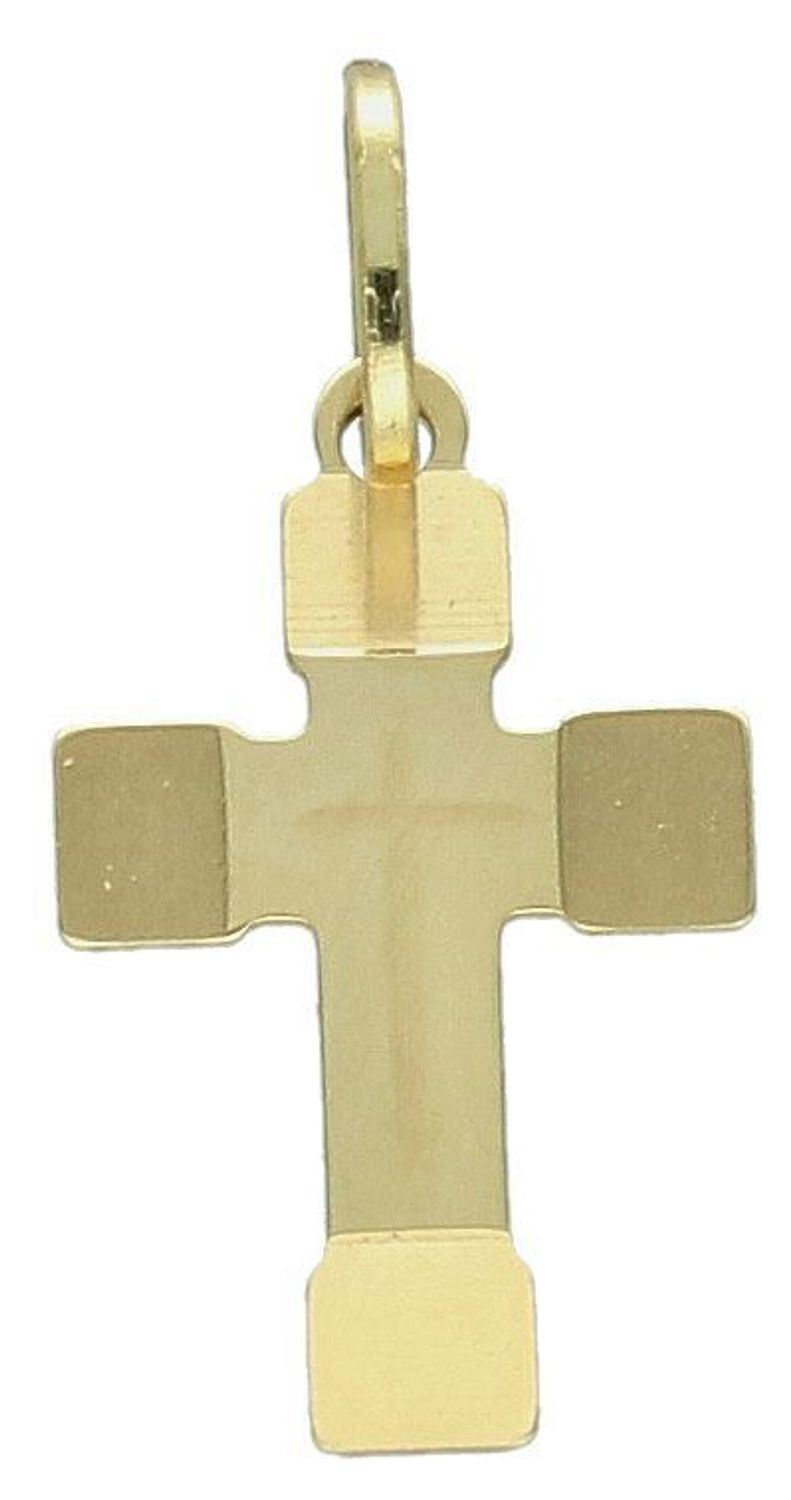Złoty krzyż zawieszka, próba 585 DIA-ZAW-0460-585. Zawieszka krzyżyk. pomysł na prezent z okazji chrztu, pierwszej komunii, jubileuszu. Złoty krzyż. Zawieszki męskie złote. Biżuteria sakralna.11.jpg