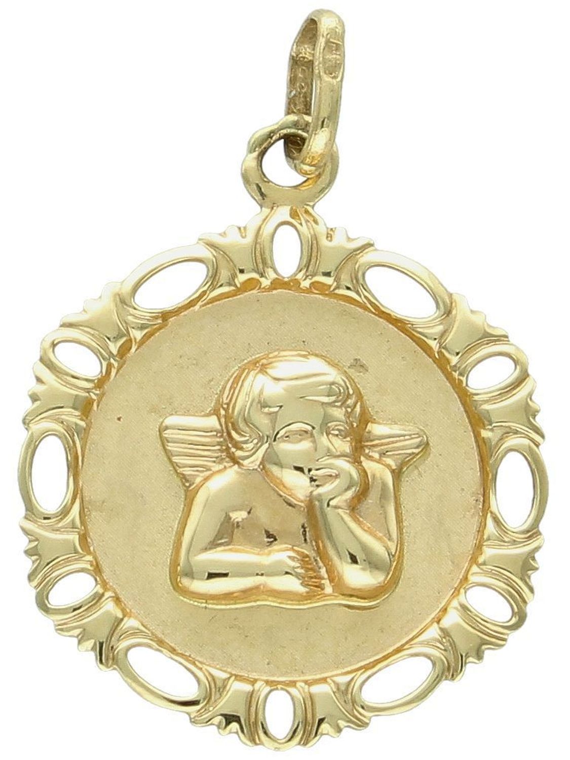 Zawieszka złota medalik Anioł Aniołek próba 585 DIA-ZAW-0534-585. Medalik dla dziecka. Medalik na chrzest. Medalik złoty na komunię. Złoty aniołek zawieszka. Złota zawieszka.1.jpg