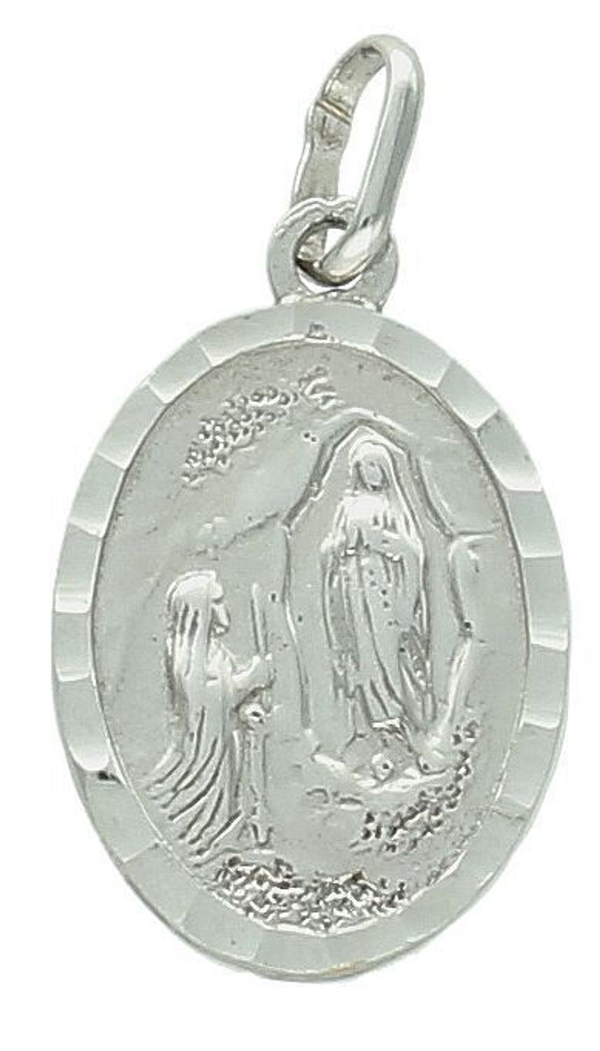 Zawieszka białe złoto Medalik z Matką Boską pr 585, DIA-ZAW-0537-585 Złota zawieszka 585 medalik z Matką Boską. Medalik będący wspaniałą pamiątką1.jpg