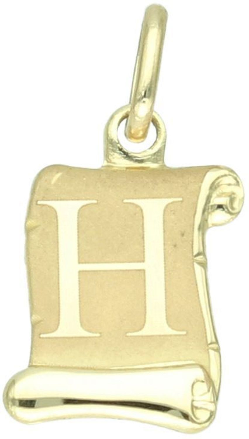 Zawieszka złota Papirus Literka H złota litera H pr 585 DIA-ZAW-0571-585 litera h na papirusie (1).jpg