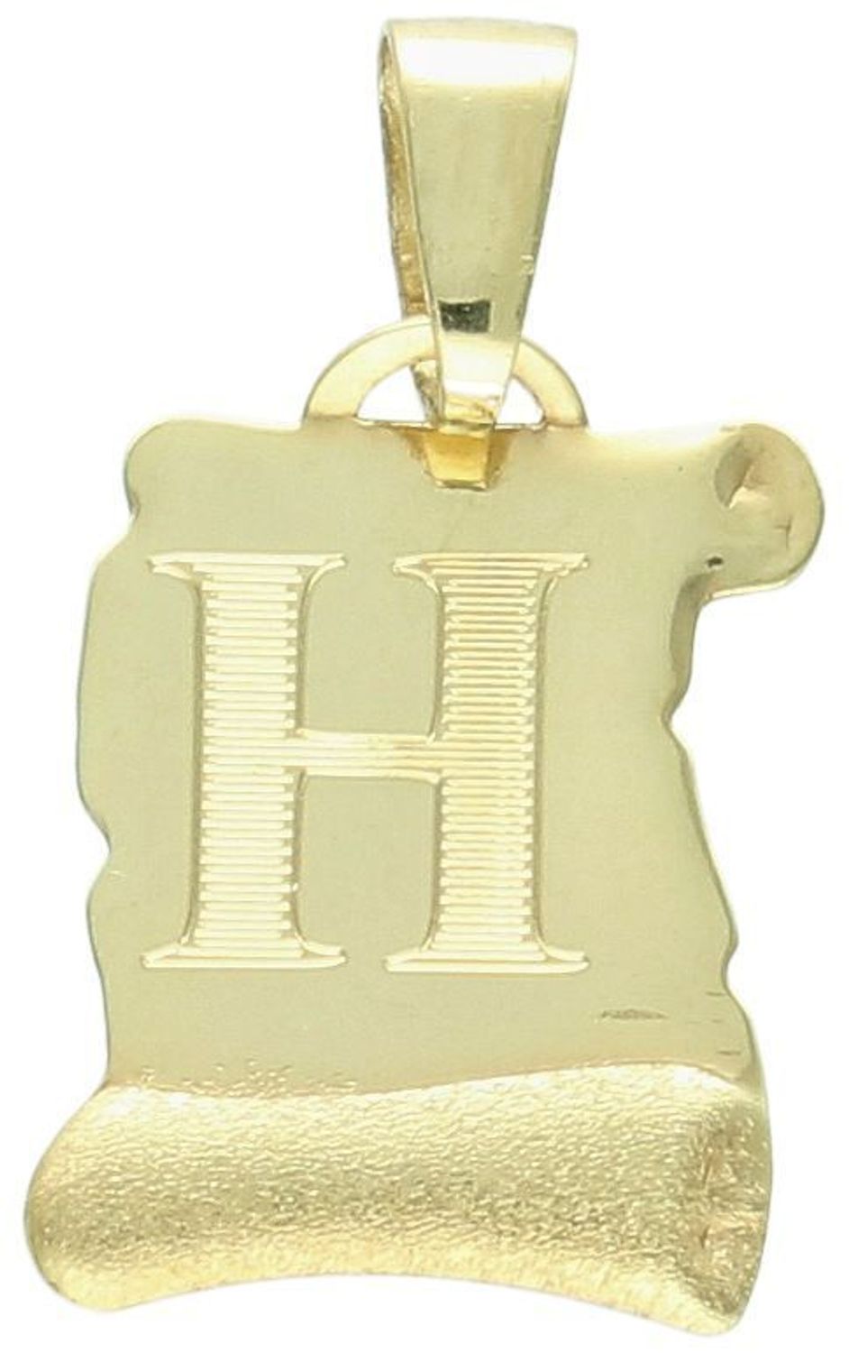 Zawieszka złota Papirus Literka H złota literka H pr 585 DIA-ZAW-0573-585. Zawieszka złota litera H na prezent..jpg
