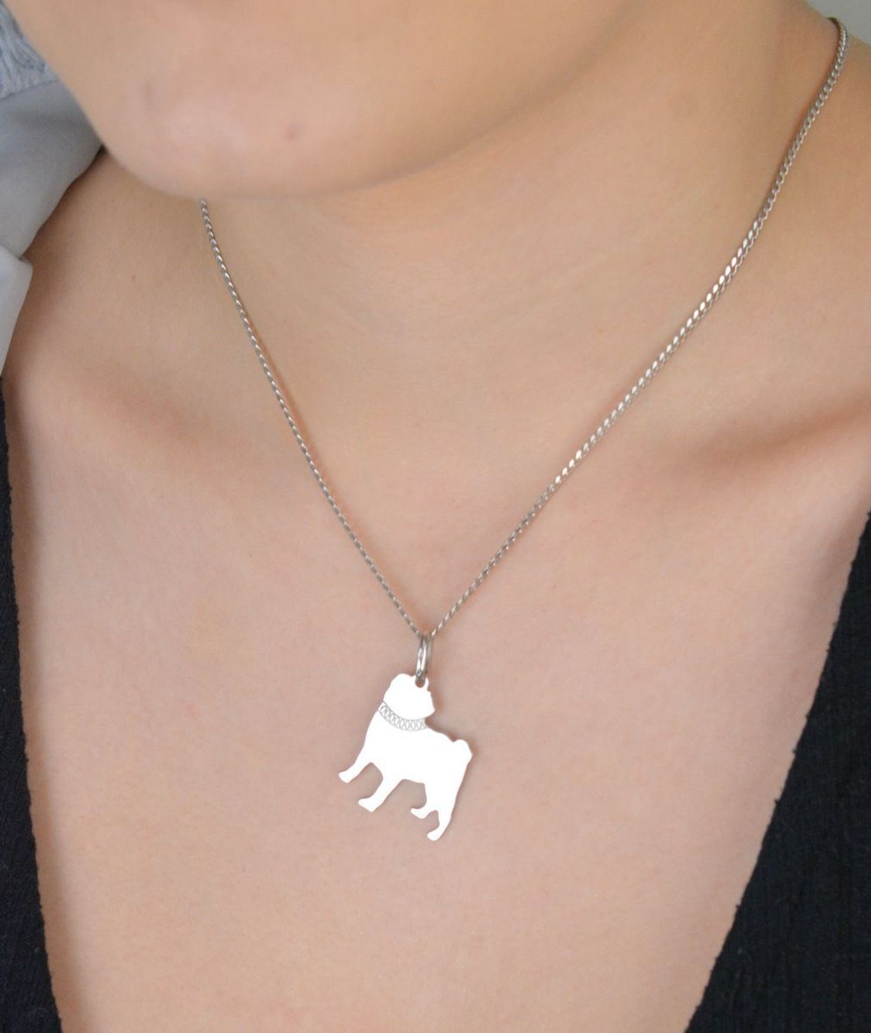 Zawieszka srebrna piesek próba 925, DIA-ZAW-0804-925.jpg