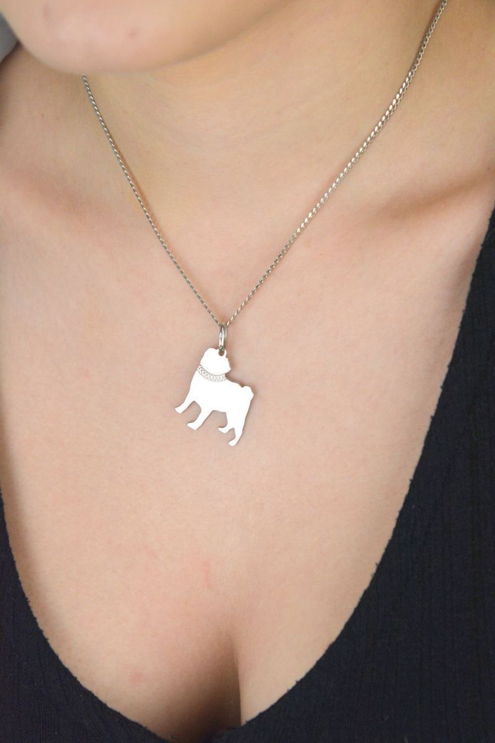 Zawieszka srebrna piesek próba 925, DIA-ZAW-0804-925.jpg