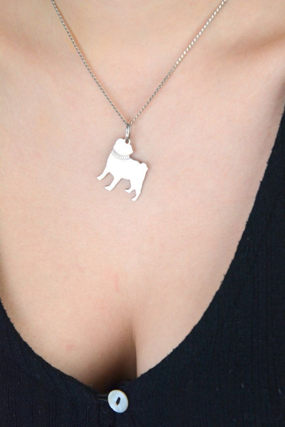 Zawieszka srebrna piesek próba 925, DIA-ZAW-0804-925.jpg