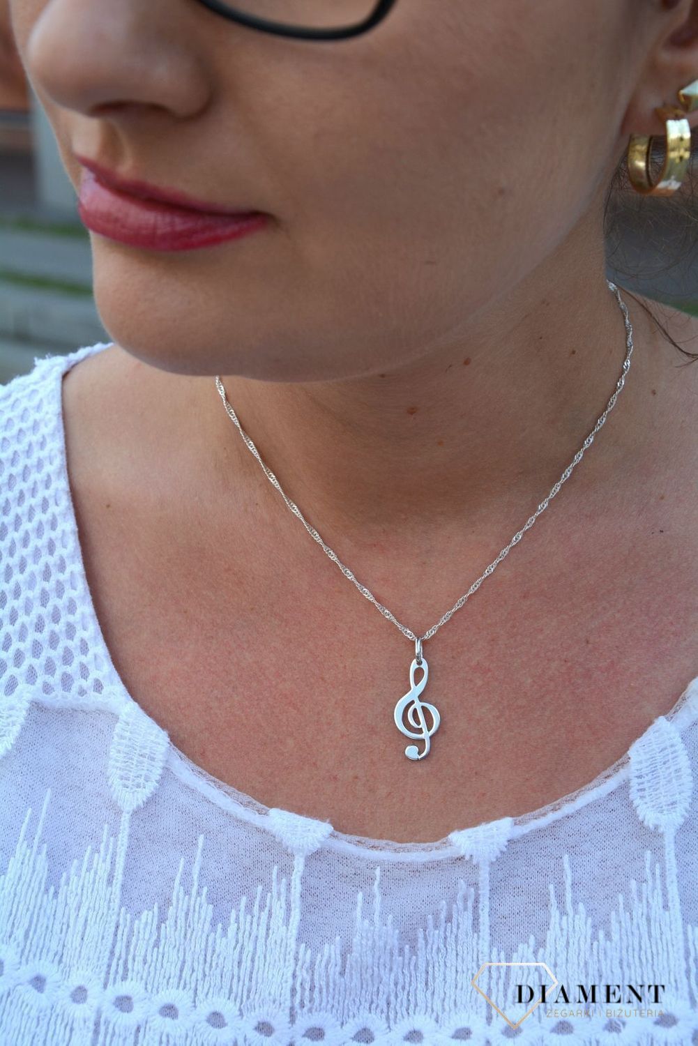 Zawieszka srebrna klucz wiolinowy DIA-ZAW-0805-925.jpg