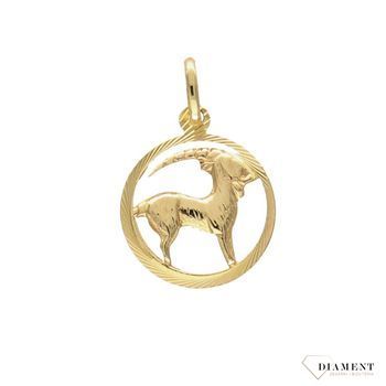 Złota zawieszka 585 znak zodiaku Koziorożec DIA-ZAW-0811-585.jpg