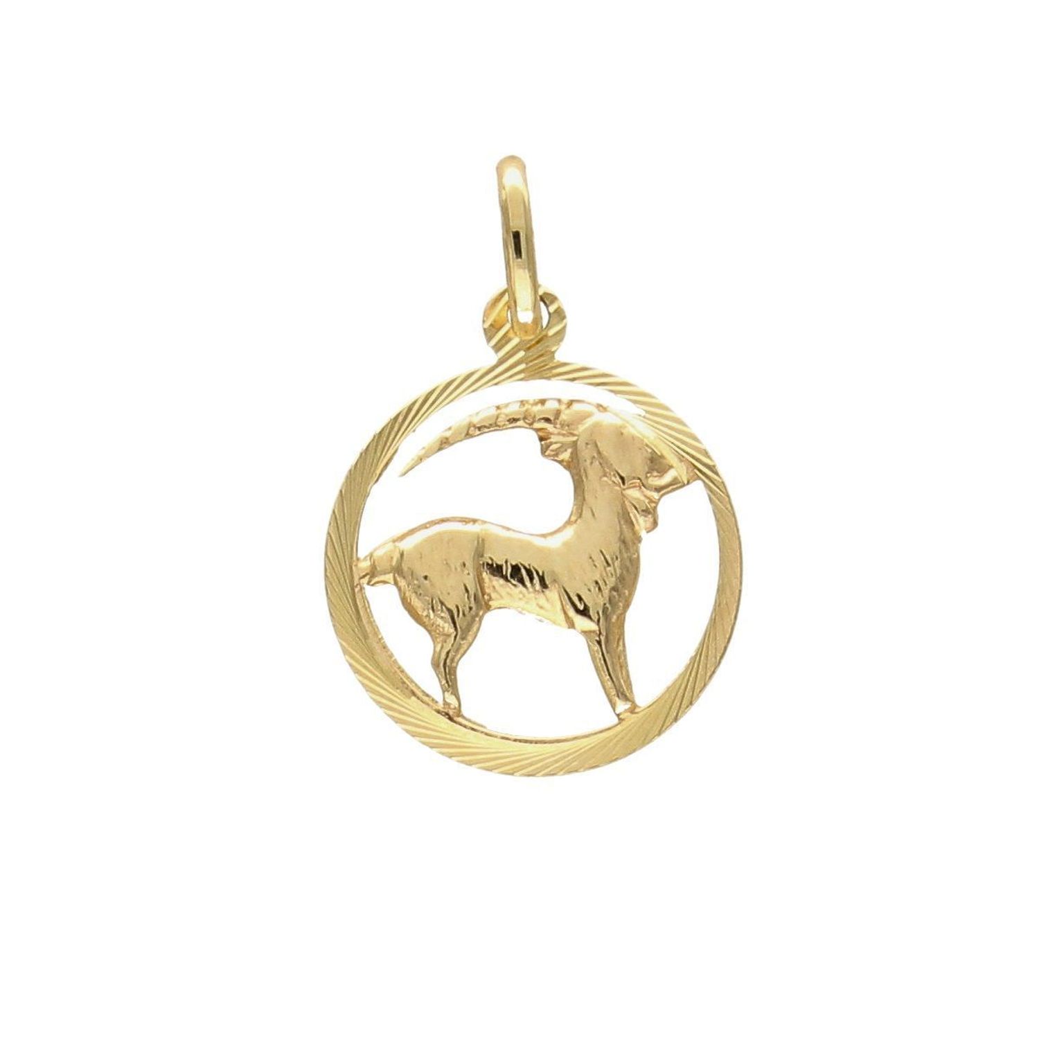 Złota zawieszka 585 znak zodiaku Koziorożec DIA-ZAW-0811-585.jpg