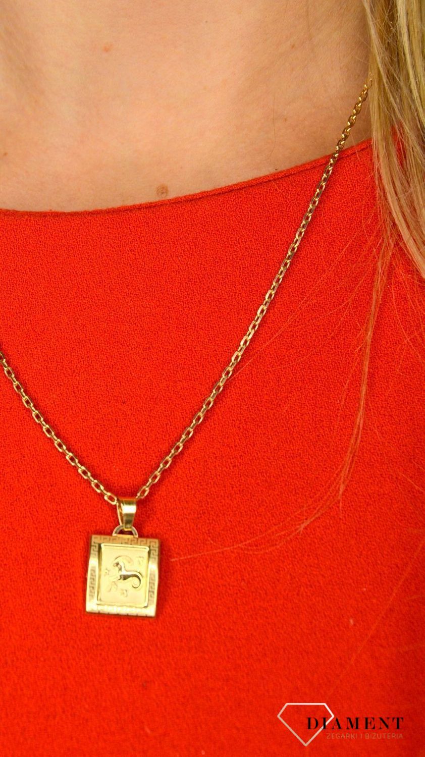 Złota zawieszka 585 Znaki zodiaku Koziorożec DIA-ZAW-0813-585.jpg